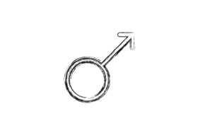 moški simbol in povečanje penisa